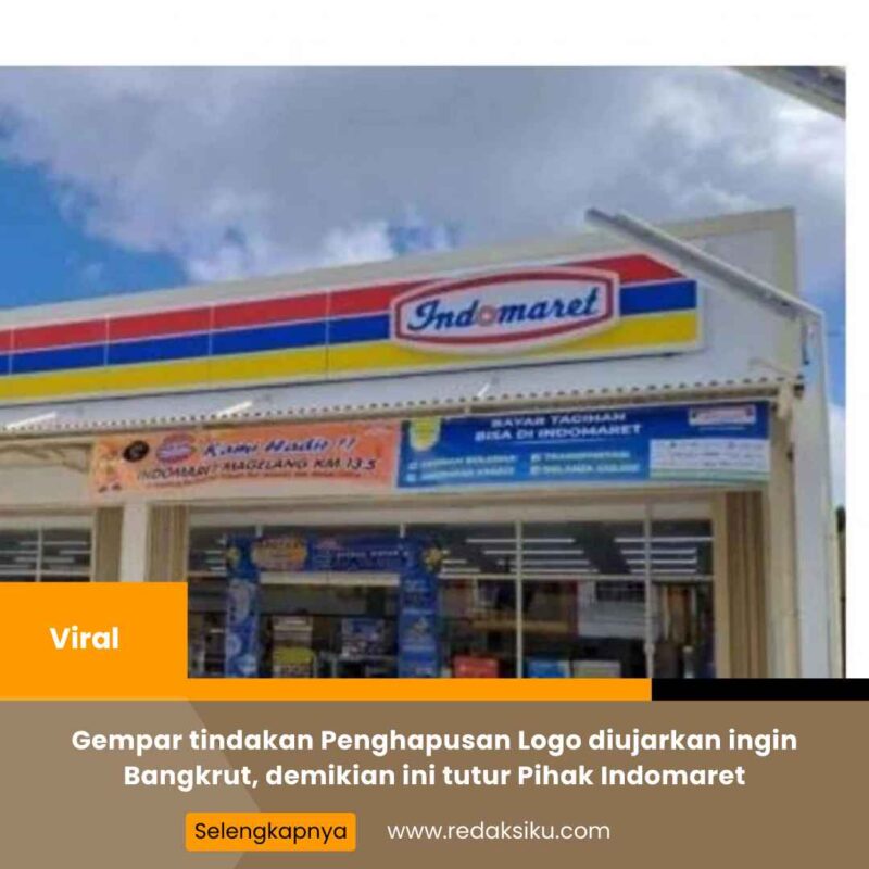 Gempar tindakan Penghapusan Logo diujarkan ingin Bangkrut, demikian ini tutur Pihak Indomaret