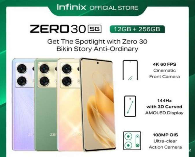 Infinix Zero 30 5G resmi meluncur