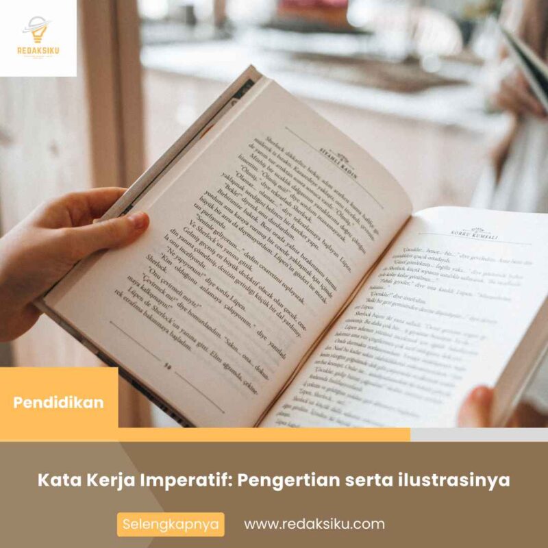 Kata Kerja Imperatif: Pengertian serta ilustrasinya