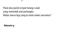 Puisi Tulang Rusuk