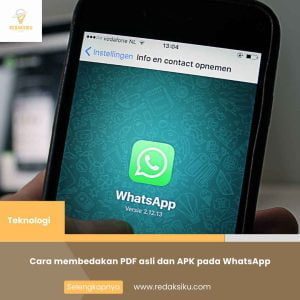 CARA MEMBEDAKAN PDF ASLI DAN APK PADA WHATSAPP