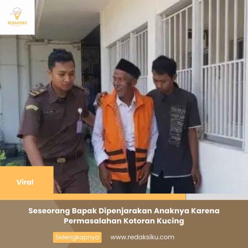 Seseorang Bapak Dipenjarakan Anaknya Karena Permasalahan Kotoran Kucing