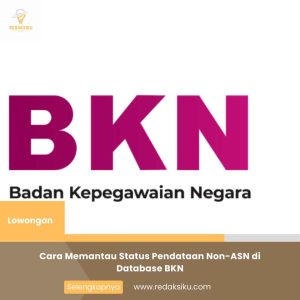 Cara Memantau Status Pendataan Non-ASN di Database BKN Cara Memantau Status Pendataan Non-ASN di Database BKN