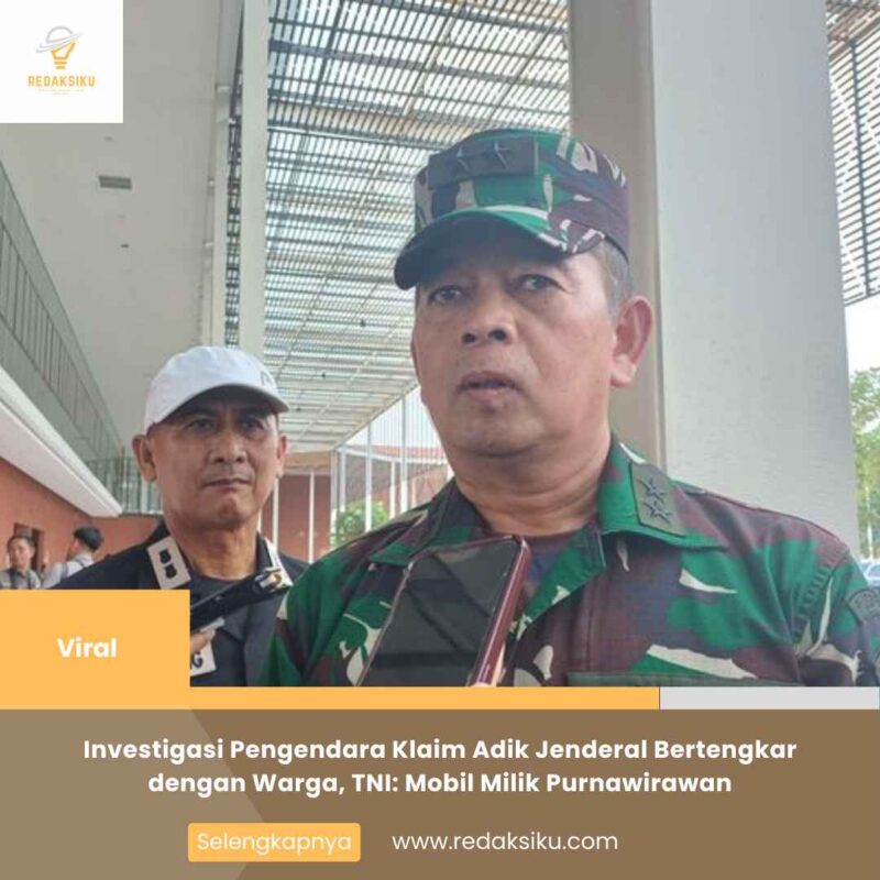 Investigasi Pengendara Klaim Adik Jenderal Bertengkar dengan Warga, TNI: Mobil Milik Purnawirawan 