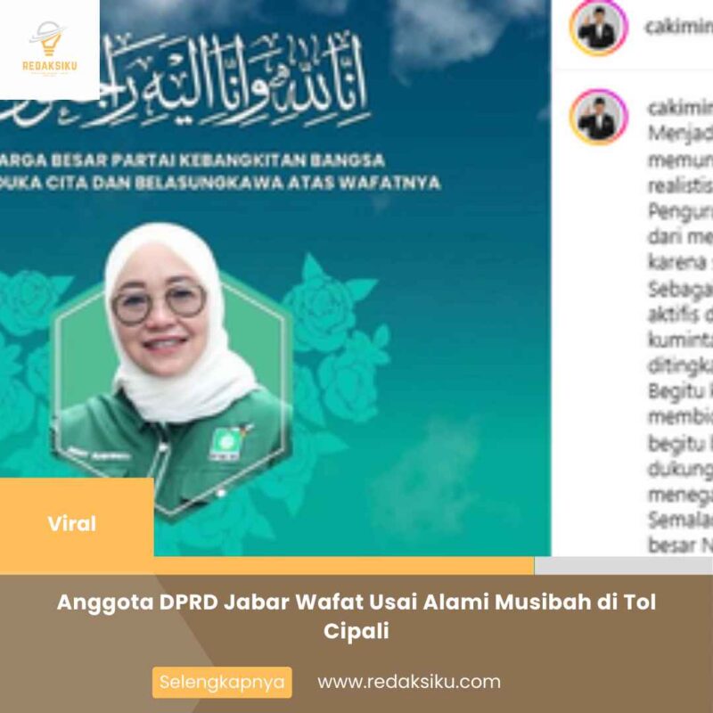 Anggota DPRD Jabar Wafat Usai Alami Musibah di Tol Cipali