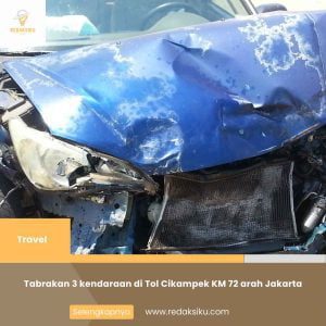 TABRAKAN 3 KENDARAAN DI TOL CIKAMPEK KM 72 ARAH JAKARTA TABRAKAN 3 KENDARAAN DI TOL CIKAMPEK KM 72 ARAH JAKARTA