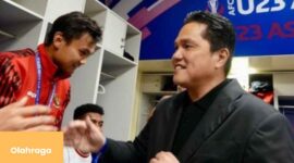 Momen Erick Thohir Terharu kali Indonesia ke Semifinal Piala Asia U-23