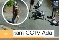 Terekam CCTV Sepasang Kekasih Kena Modus Begal, Pura2 Kecelakaan Tempat yg Sepi