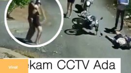 Terekam CCTV Sepasang Kekasih Kena Modus Begal, Pura2 Kecelakaan Tempat yg Sepi