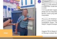 Video Oknum Prajurit TNI Pukul Sopir di Bogor karena Emosi Disalip
