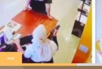 Terekam CCTV Bapak melakukan Pelecehan Ke Kasir Wanita di Depok