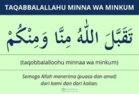 Arti Kata Taqabbalallahu Minna Wa Minkum
