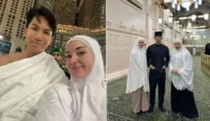 Lakukan Ibadah Umroh Bersama Pangeran Mateen, Mukena Anisha Rosnah Viral Lakukan Ibadah Umroh Bersama Pangeran Mateen, Mukena Anisha Rosnah Viral