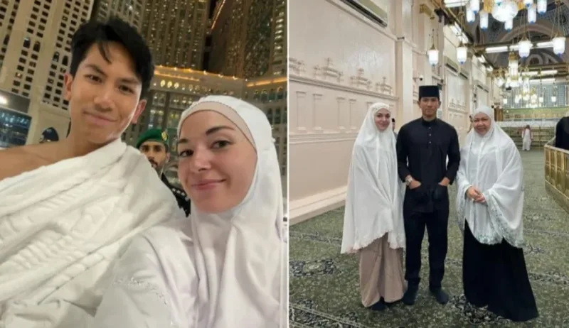 Lakukan Ibadah Umroh Bersama Pangeran Mateen, Mukena Anisha Rosnah Viral