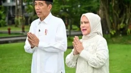 Mengucapkan selamat Idul Fitri, Jokowi berharap menjadi ajang silaturahmi dan membangun kembali tali persaudaraan