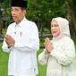 Mengucapkan selamat Idul Fitri, Jokowi berharap menjadi ajang silaturahmi dan membangun kembali tali persaudaraan