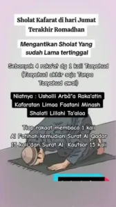 Sholat Kafarat Jumat Terakhir Ramadhan: Susunan Metode, Doa , Serta Prinsipnya Sholat Kafarat Jumat Terakhir Ramadhan: Susunan Metode, Doa , Serta Prinsipnya