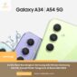Ini Dia Hasil Bandingkan Samsung A54 5G dan Samsung A34 5G, Ponsel Pintar Yang Laris di Bulan Mei 2024
