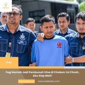 PEGI BANTAH JADI PEMBUNUH VINA DI CIREBON: INI FITNAH, AKU SIAP MATI!