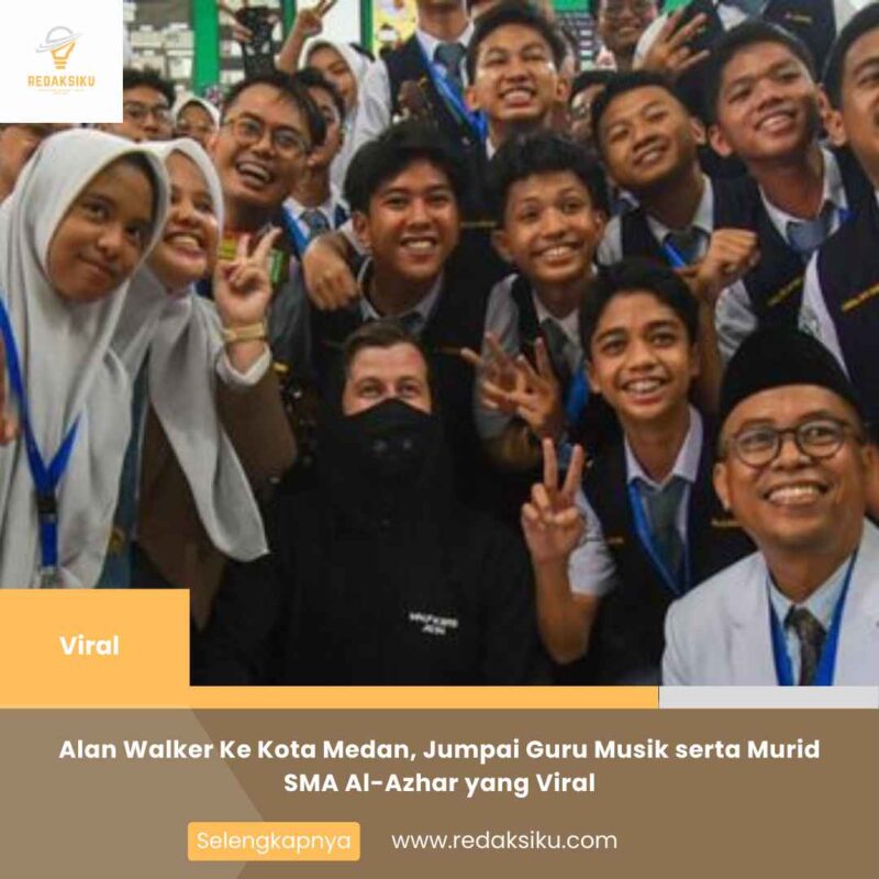 Alan Walker Ke Kota Medan, Jumpai Guru Musik serta Murid SMA Al-Azhar yang Viral