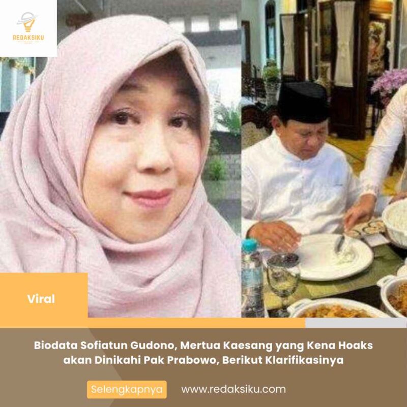 Biodata Sofiatun Gudono, Mertua Kaesang yang Kena Hoaks akan Dinikahi Pak Prabowo, Berikut Klarifikasinya