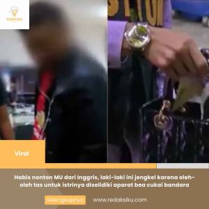 HABIS NONTON MU DARI INGGRIS, LAKI-LAKI INI JENGKEL KARENA OLEH-OLEH TAS UNTUK ISTRINYA DISELIDIKI APARAT BEA CUKAI BANDARA