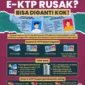 e-KTP Gampang Pudar, Ini Cara Ganti Secara Gratis