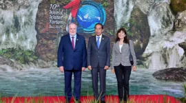 Presiden Jokowi memimpin KTT World Water Forum ke-10 di Bali International Convention Center (BICC)