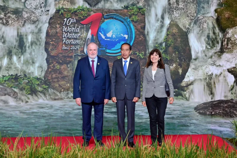 Presiden Jokowi memimpin KTT World Water Forum ke-10 di Bali International Convention Center (BICC)