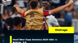 Hasil Skor Copa America 2024 USA vs Bolivia:  2-0