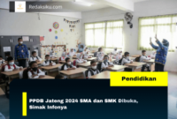 PPDB Jateng 2024 SMA dan SMK Dibuka, Simak Infonya