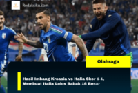 Hasil Imbang Kroasia vs Italia Skor 1-1, Membuat Italia Lolos Babak 16 Besar