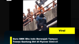 Guru SMK Bhs Indo Berwajah Tampan Tewas Gantung Diri di Flyover Cimindi Bandung