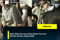 Suho EXO dan Irene Red Velvet Terciduk Nonton Konser Aespa 2024