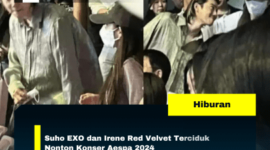 Suho EXO dan Irene Red Velvet Terciduk Nonton Konser Aespa 2024