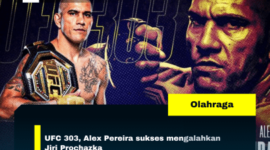 UFC 303, Alex Pereira sukses mengalahkan Jiri Prochazka