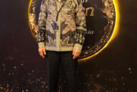 Shin Tae-Yong di acara peluncuran Golden Visa (Via: Instagram @shintaeyong7777)