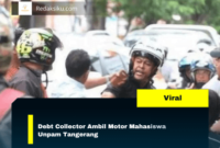 Debt Collector Ambil Motor Mahasiswa Unpam Tangerang