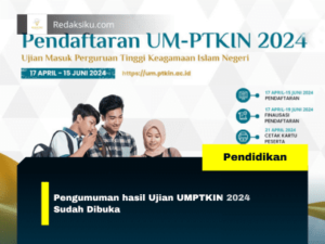 Pengumuman hasil Ujian UMPTKIN 2024 Sudah Dibuka Pengumuman hasil Ujian UMPTKIN 2024 Sudah Dibuka