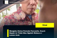 Mengaku Ketua Pemuda Pancasila, Bapak Bapak ini Tidak Mau Ngalah Walaupun Lawan Arah