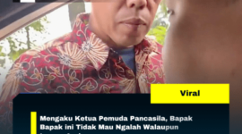Mengaku Ketua Pemuda Pancasila, Bapak Bapak ini Tidak Mau Ngalah Walaupun Lawan Arah