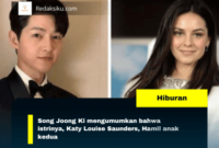 Song Joong Ki mengumumkan bahwa istrinya, Katy Louise Saunders, Hamil anak kedua