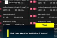Link Video Syur KKN Undip Viral di Sosmed