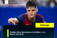 Prediksi Skor Barcelona vs AC Milan, Live Besok Jam 6:30