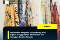 Inoui Print: Penyedia Jasa Printing Kain Digital Menggunakan Serat Alami dan Beragam Desain Menarik