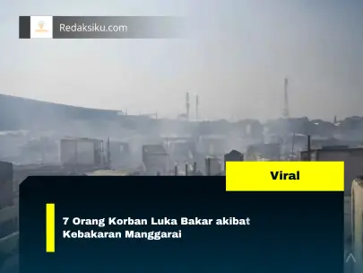 7 Orang Korban Luka Bakar akibat Kebakaran Manggarai