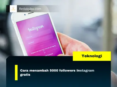 Cara menambah 5000 followers Instagram gratis