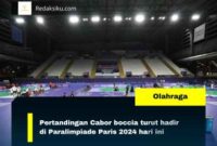 Pertandingan Cabor boccia turut hadir di Paralimpiade Paris 2024 hari ini