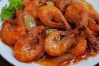 Resep Udang Saus Padang Pedas Manis!
