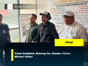 Vadel Badjideh: Bohong Itu, Disebut Nikita Mirzani Kabur